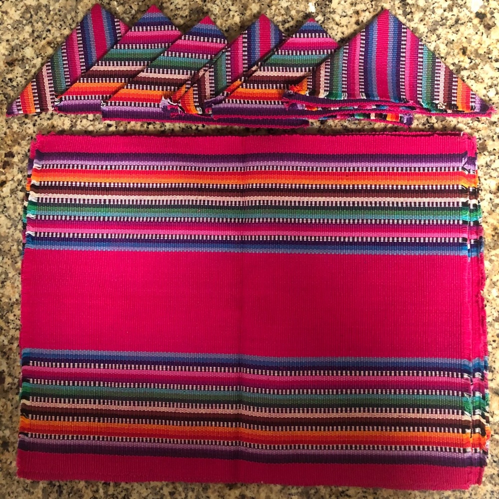 Placemats and Napkins Made in Guatemala